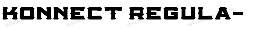 Konnect Regula字体转换